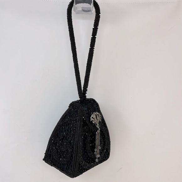 Todd Anthony Small Beaded Evening Wristlet Handbag - Picture 2 of 11